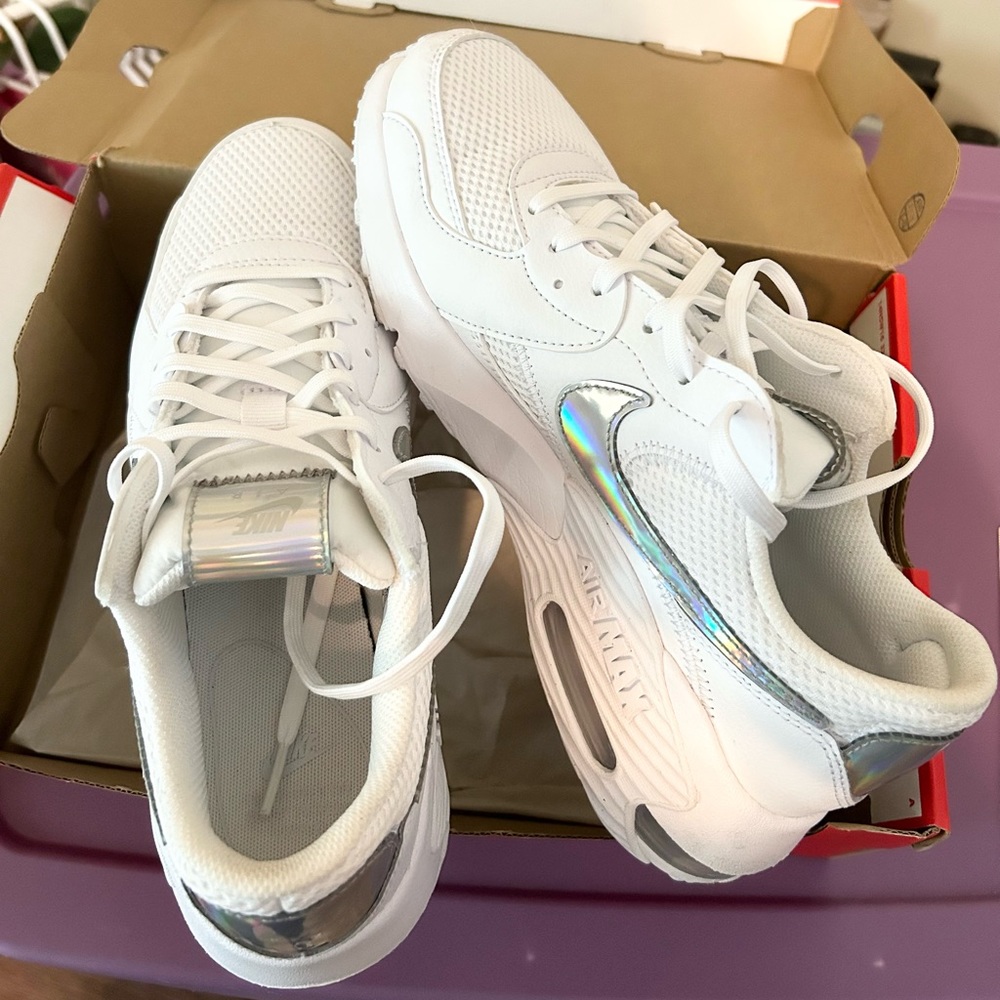 Nike Ait Max Excee White/Silver Sneakers